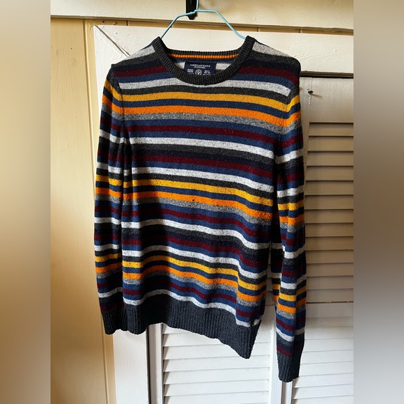 Striped Multicolor American Eagle outfitters XS Sweater unisex - Picture 1 of 6